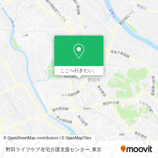野田ライフケア在宅介護支援センター地図