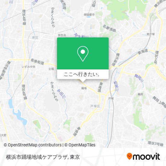 横浜市踊場地域ケアプラザ地図
