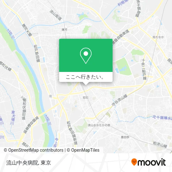 流山中央病院地図