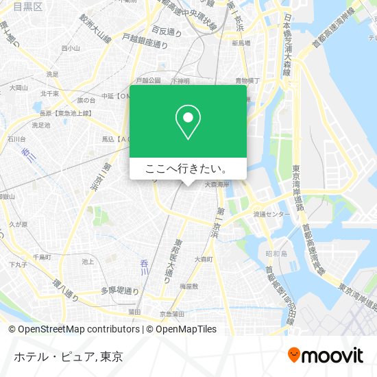 ホテル・ピュア地図