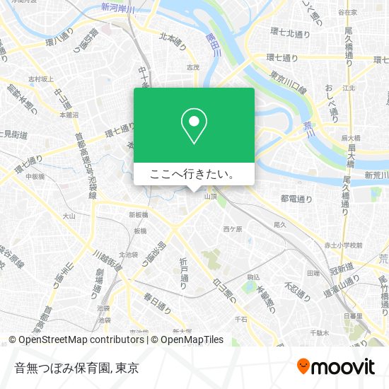 音無つぼみ保育園地図