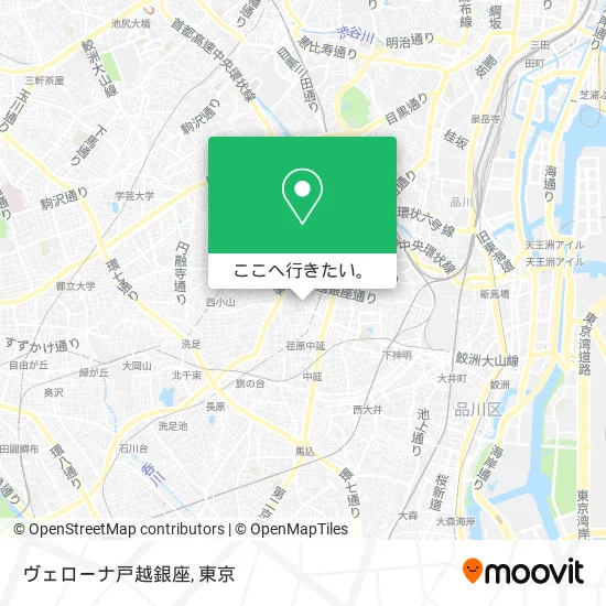 ヴェローナ戸越銀座地図