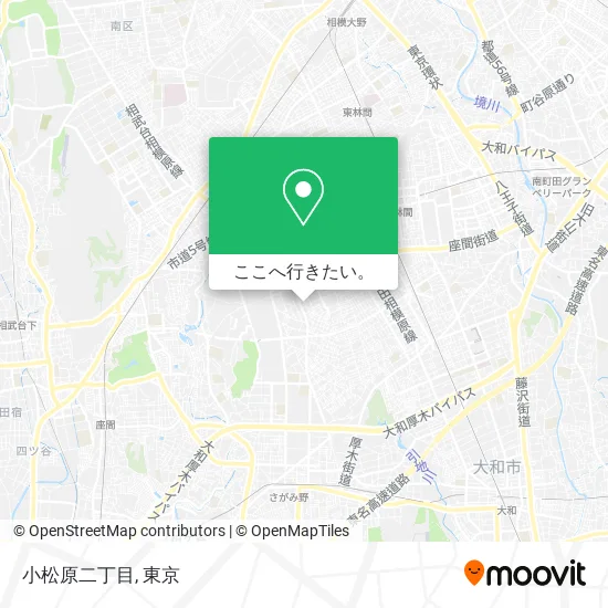 小松原二丁目地図