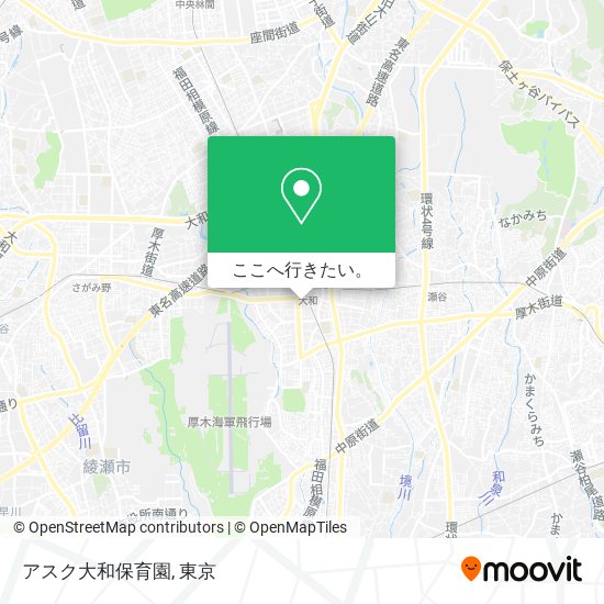 アスク大和保育園地図