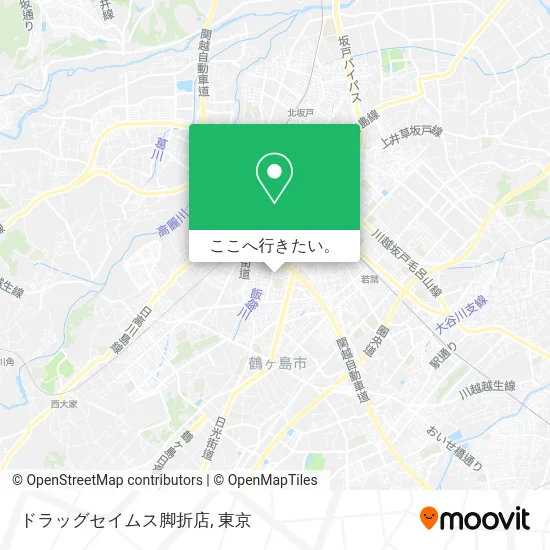 ドラッグセイムス脚折店地図