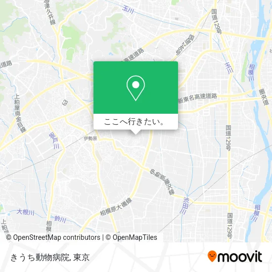 きうち動物病院地図