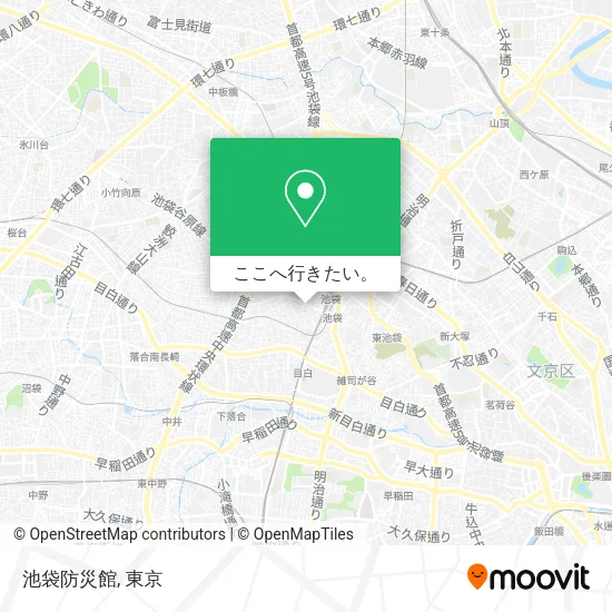 池袋防災館地図