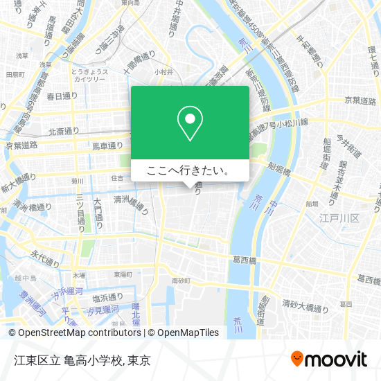 江東区立 亀高小学校地図