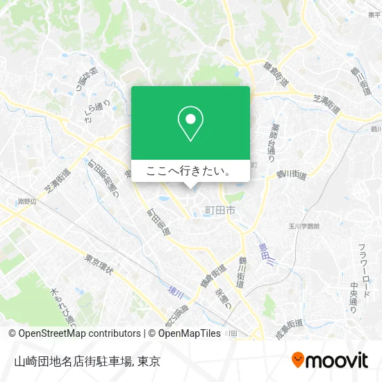 山崎団地名店街駐車場地図