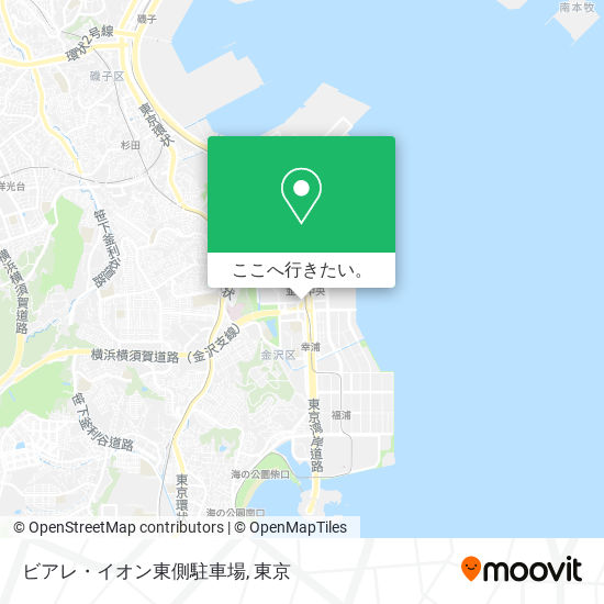 ビアレ・イオン東側駐車場地図