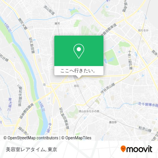 美容室レアタイム地図