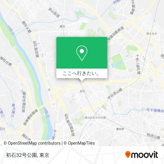 初石32号公園地図