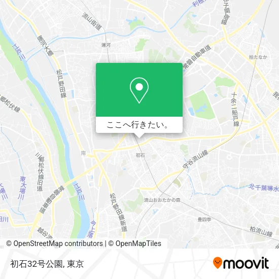 初石32号公園地図