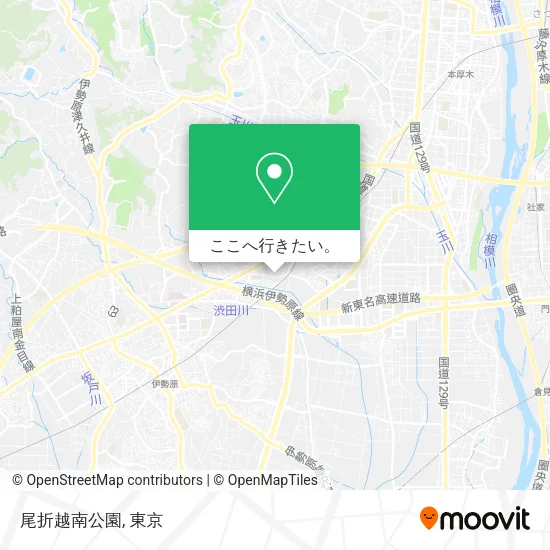 尾折越南公園地図