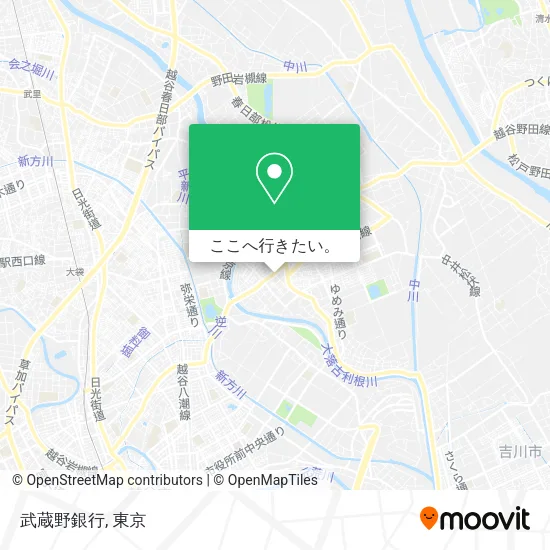武蔵野銀行地図