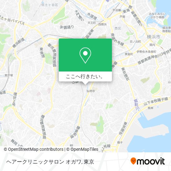 ヘアークリニックサロン オガワ地図