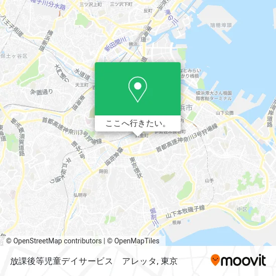 放課後等児童デイサービス　アレッタ地図