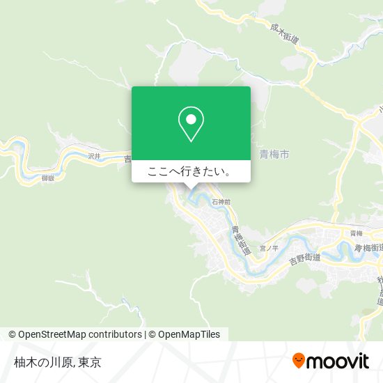 柚木の川原地図