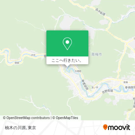 柚木の川原地図
