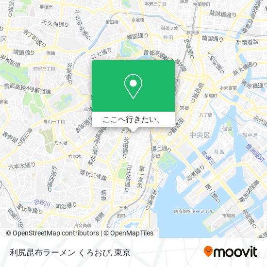 利尻昆布ラーメン くろおび地図