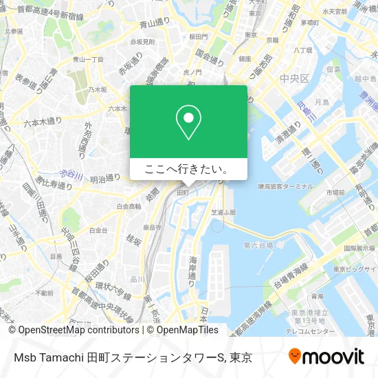 Msb Tamachi 田町ステーションタワーS地図