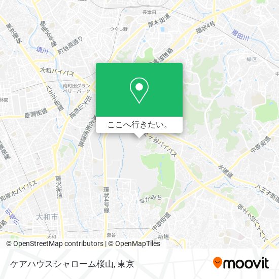 ケアハウスシャローム桜山地図