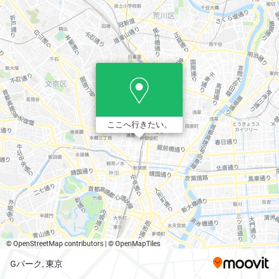 Gパーク地図