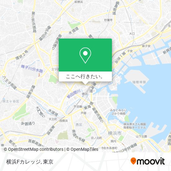 横浜Fカレッジ地図