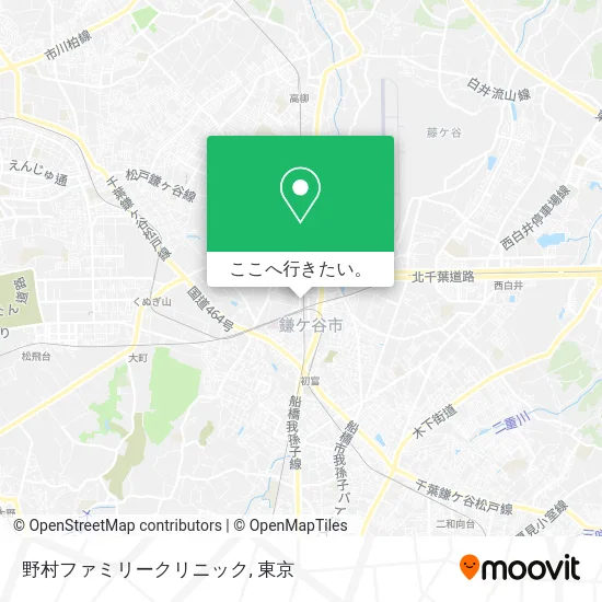野村ファミリークリニック地図
