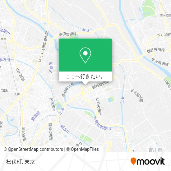 松伏町地図