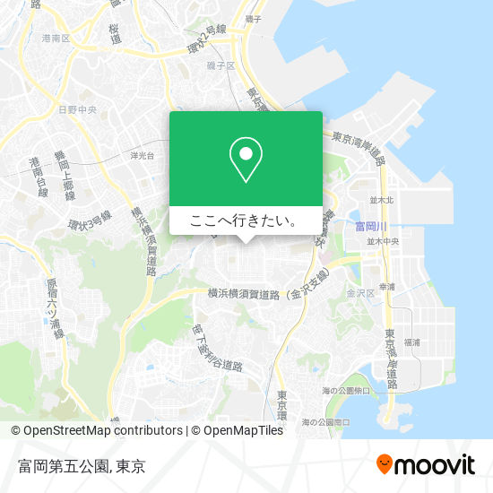 富岡第五公園地図