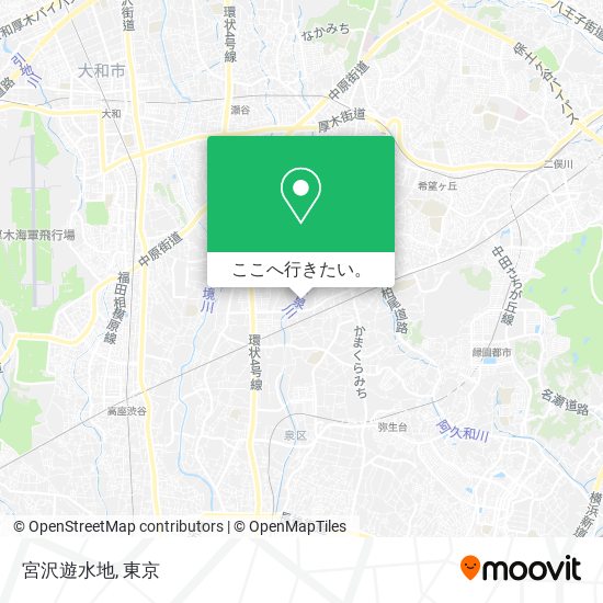 宮沢遊水地地図