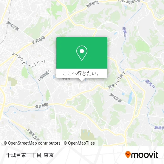 千城台東三丁目地図