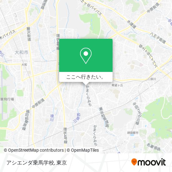 アシエンダ乗馬学校地図
