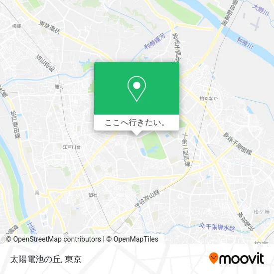 太陽電池の丘地図