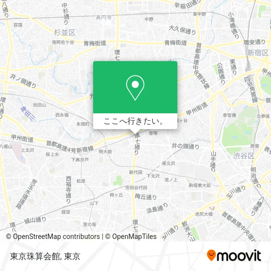東京珠算会館地図