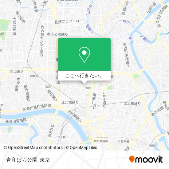 青和ばら公園地図