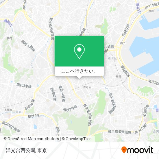 洋光台西公園地図