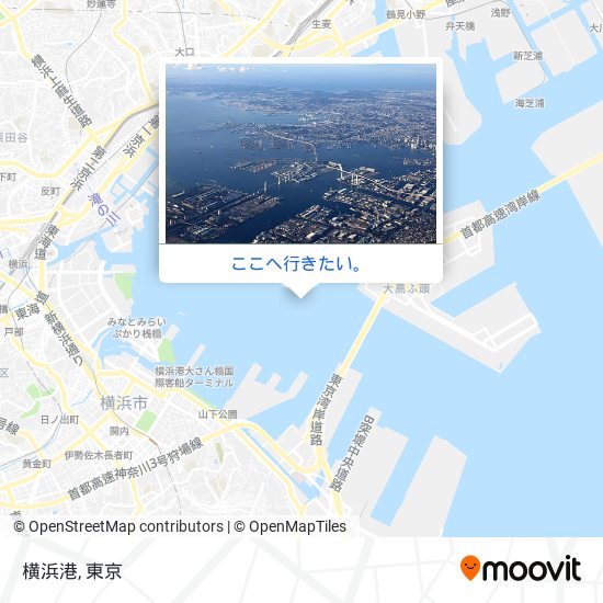 横浜港地図