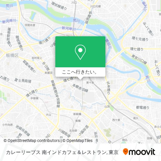 カレーリーブス 南インドカフェ＆レストラン地図