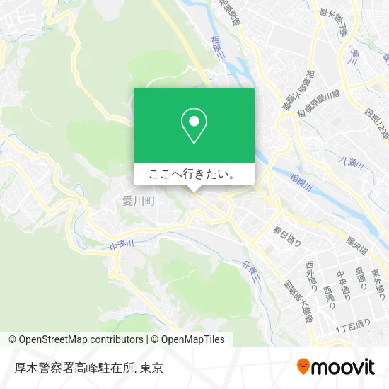 厚木警察署高峰駐在所地図