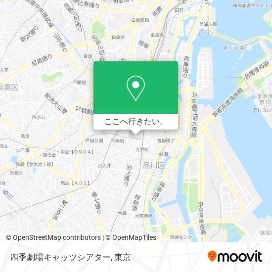 四季劇場キャッツシアター地図