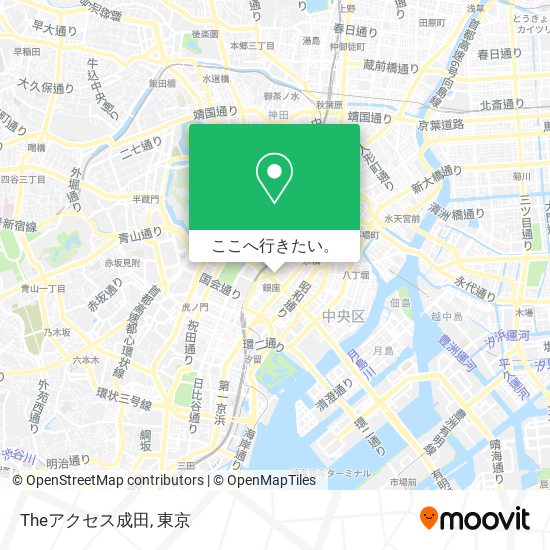 Theアクセス成田地図