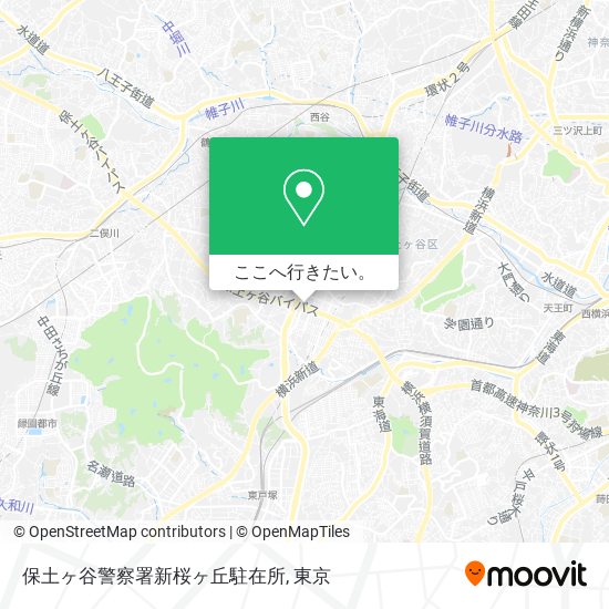 保土ヶ谷警察署新桜ヶ丘駐在所地図