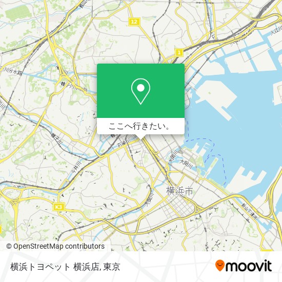 横浜トヨペット 横浜店地図