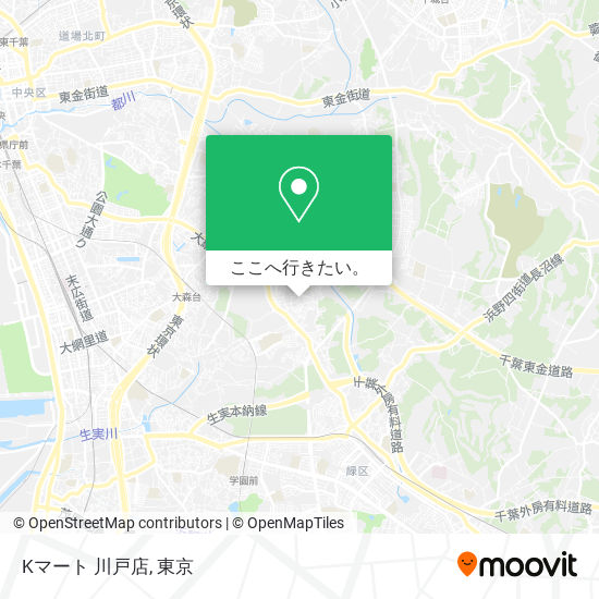 Kマート 川戸店地図
