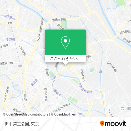 田中第三公園地図