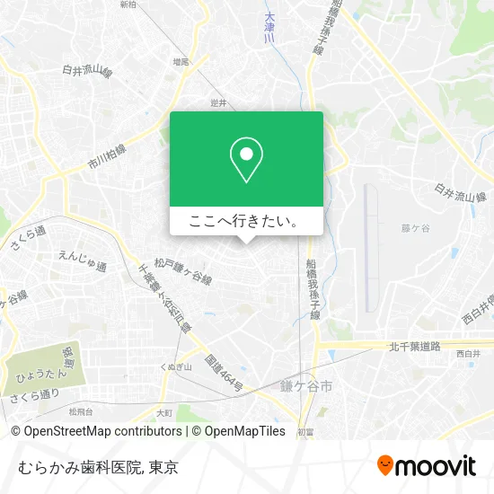 むらかみ歯科医院地図