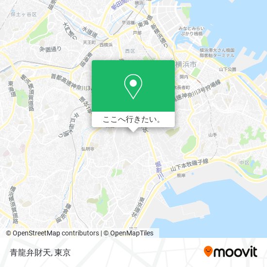 青龍弁財天地図