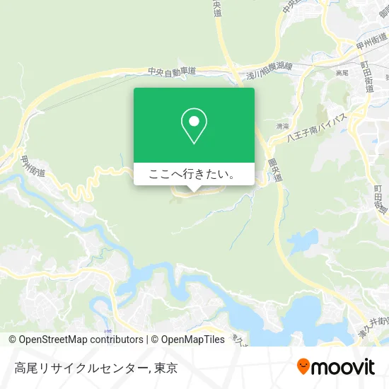 高尾リサイクルセンター地図